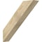Ekena Millwork 6"W x 28"D x 28"H Traditional Rough Sawn Knee Brace, Douglas Fir BRC06X28X28TRA00RDF - alternate 1